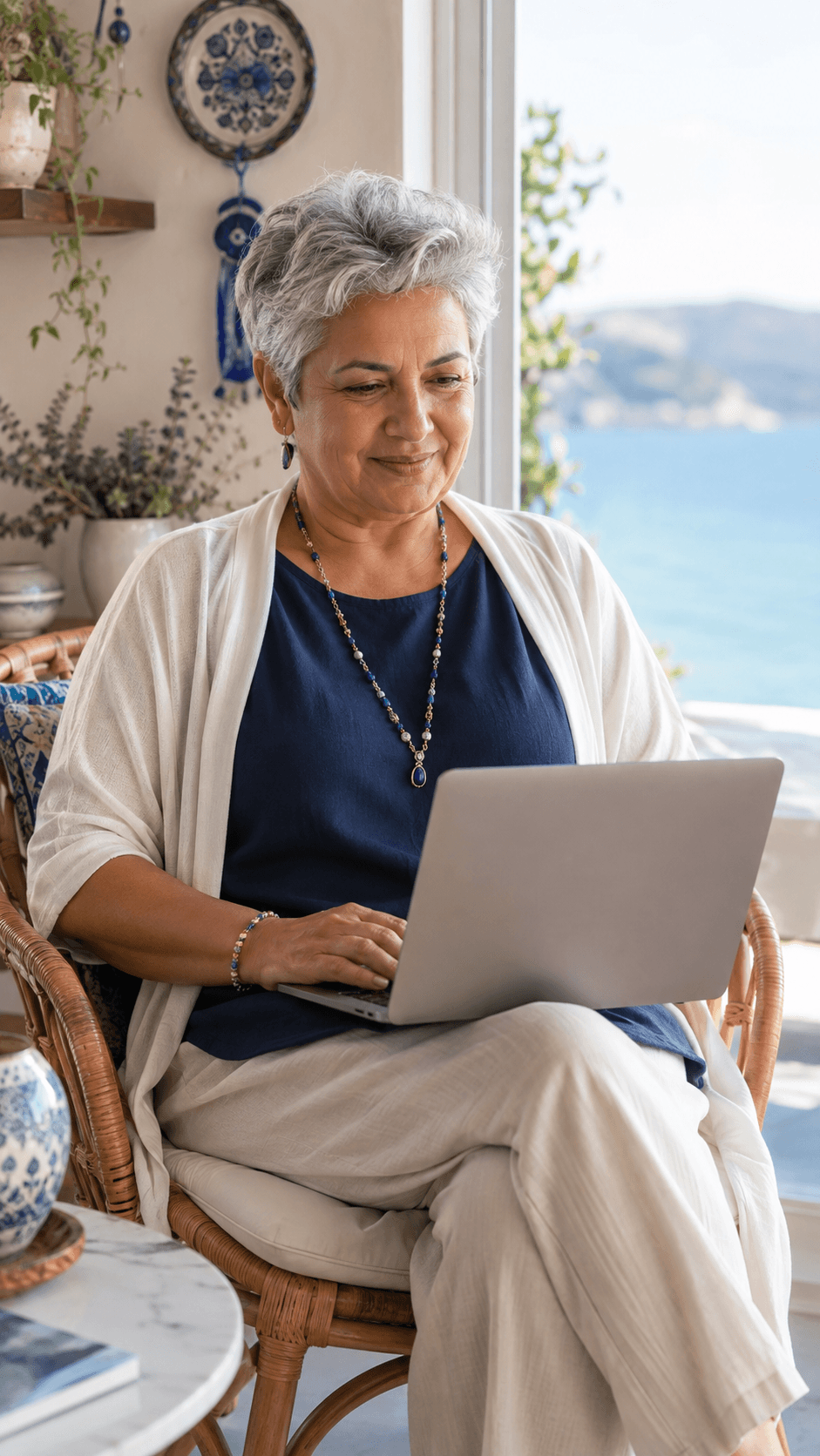 Dijital değerlendirme yapan Türk kullanıcı